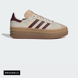 Adidas Women's Sneakers - Cream and Brown